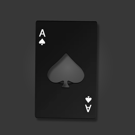 Flaschenöffner "Pokerkarte"