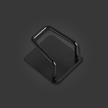 Set of 2 stainless steel holders "Easygrip"