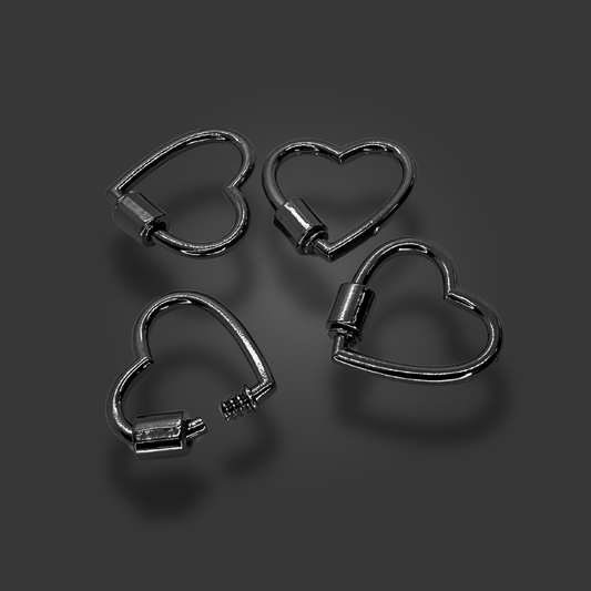 Mini-Karabiner "Heart" 2er Set