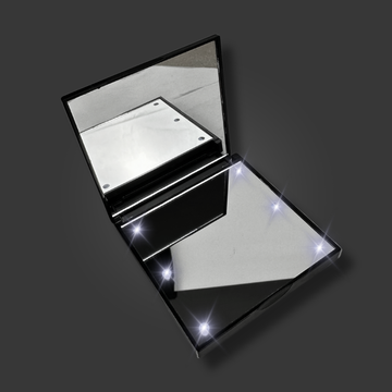 Miroir de poche LED "S"