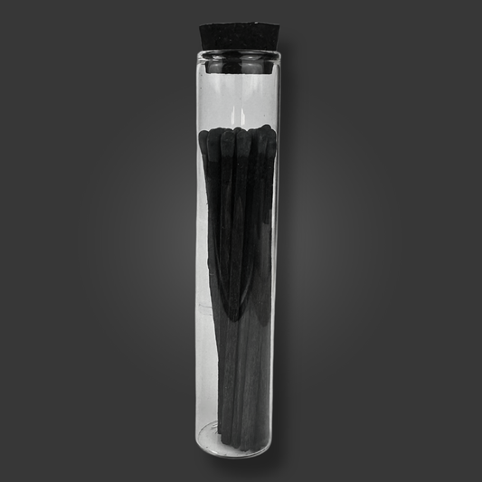 Streichhölzer schwarz im Glas "Pure Eleganz"