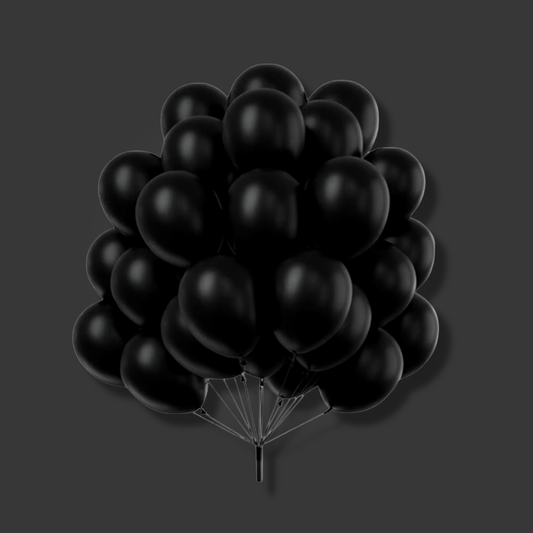 Ballons "Justblack"