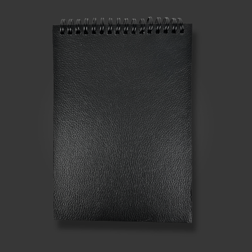 black paper pad "Leather"